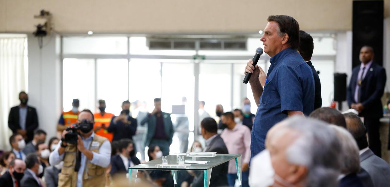 Bolsonaro em Culto alusivo ao 1º Encontro Fraternal de Líderes Evangélicos, em Goiás