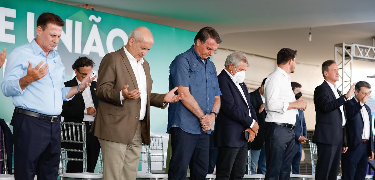 Bolsonaro em evento com evangélicos