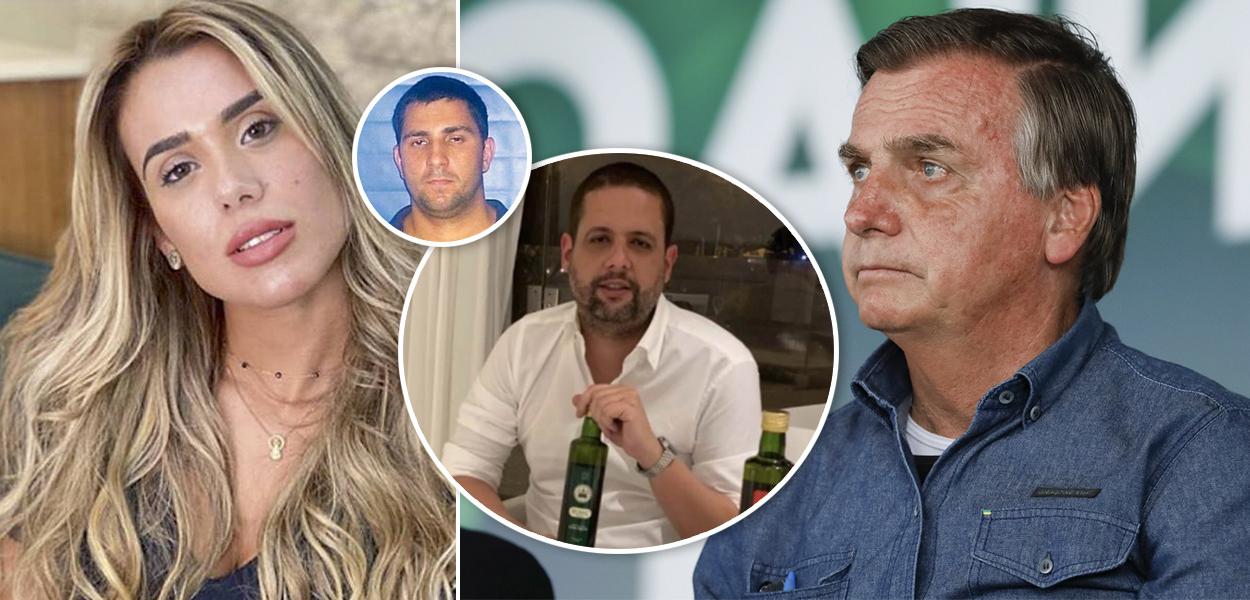 Julia Lotufo, Adriano da Nóbrega, Eduardo Giraldes e Jair Bolsonaro