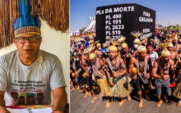 Agnaldo Pataxó Hã-Hã-Hãe e Acampamento Luta pela Vida em Brasília