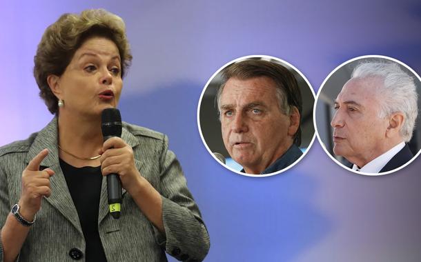 Dilma Rousseff, Bolsonaro e Temer