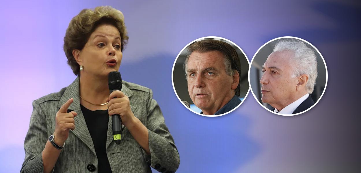 Dilma Rousseff, Bolsonaro e Temer