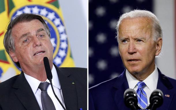 Jair Bolsonaro e Joe Biden