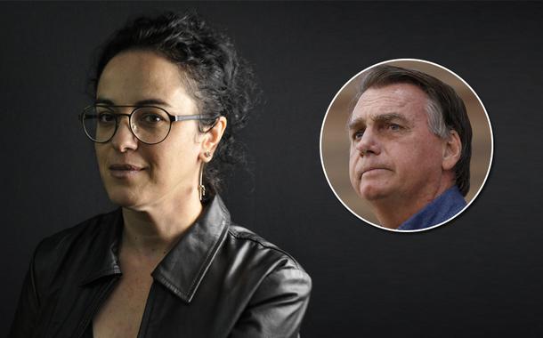 Marcia Tiburi e Jair Bolsonaro
