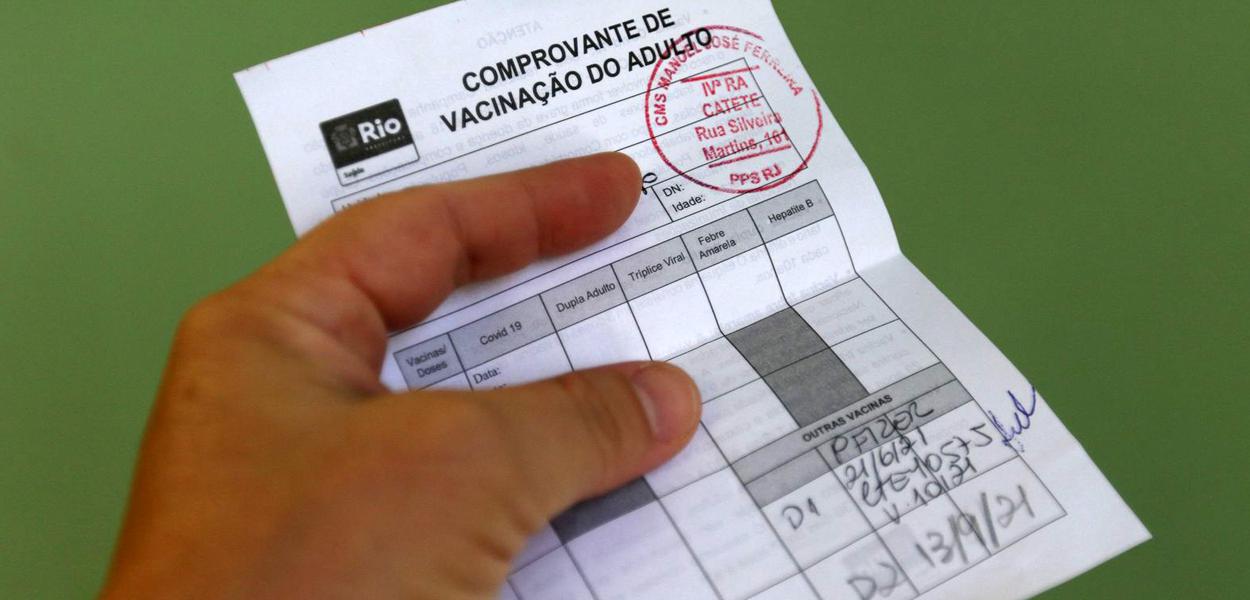 Comprovante de vacinação contra a Covid-19