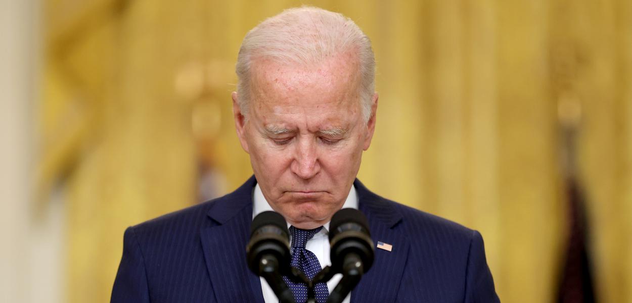 President dos EUA, Joe Biden, na Casa Branca. 26/08/2021