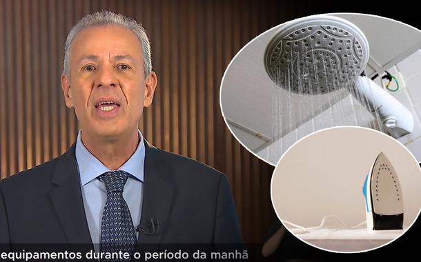 Ministro de Minas e Energia, chuveiro e ferro elétrico