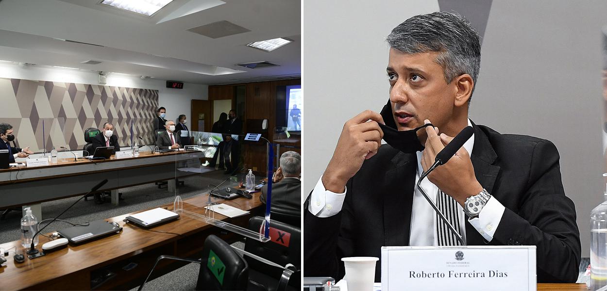 CPI e o ex-diretor da Logística do Ministério da Saúde Roberto Ferreira Dias