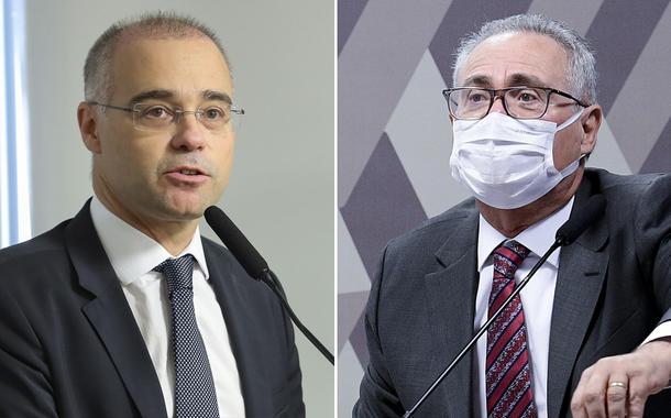 André Mendonça e Renan Calheiros