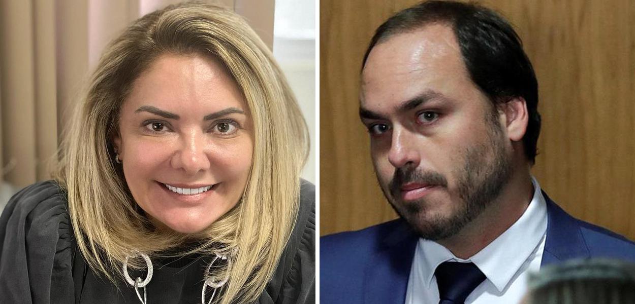 Ana Cristina Valle e Carlos Bolsonaro