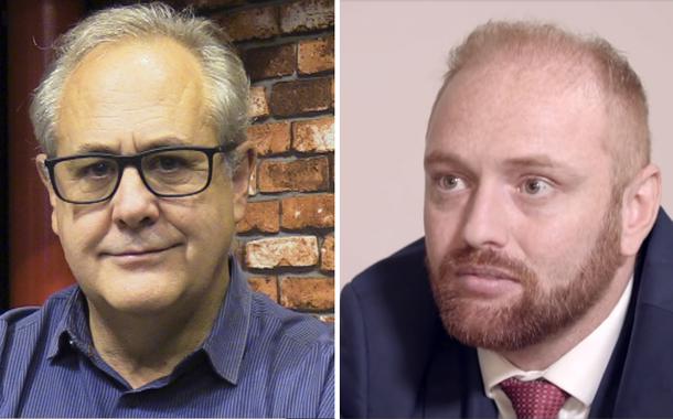 Jornalista Joaquim de Carvalho e Walter Delgatti Neto
