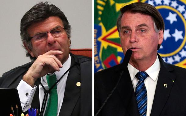 Luiz Fux e Jair Bolsonaro