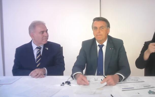 Marcelo Queiroga e Jair Bolsonaro