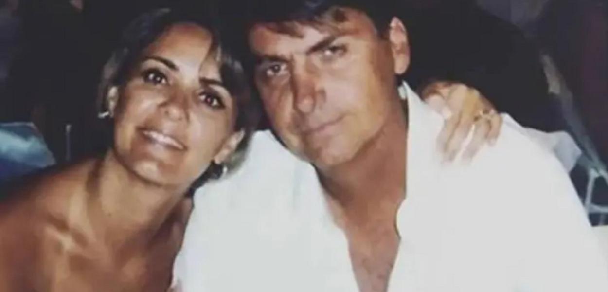 Bolsonaro e sua ex-mulher