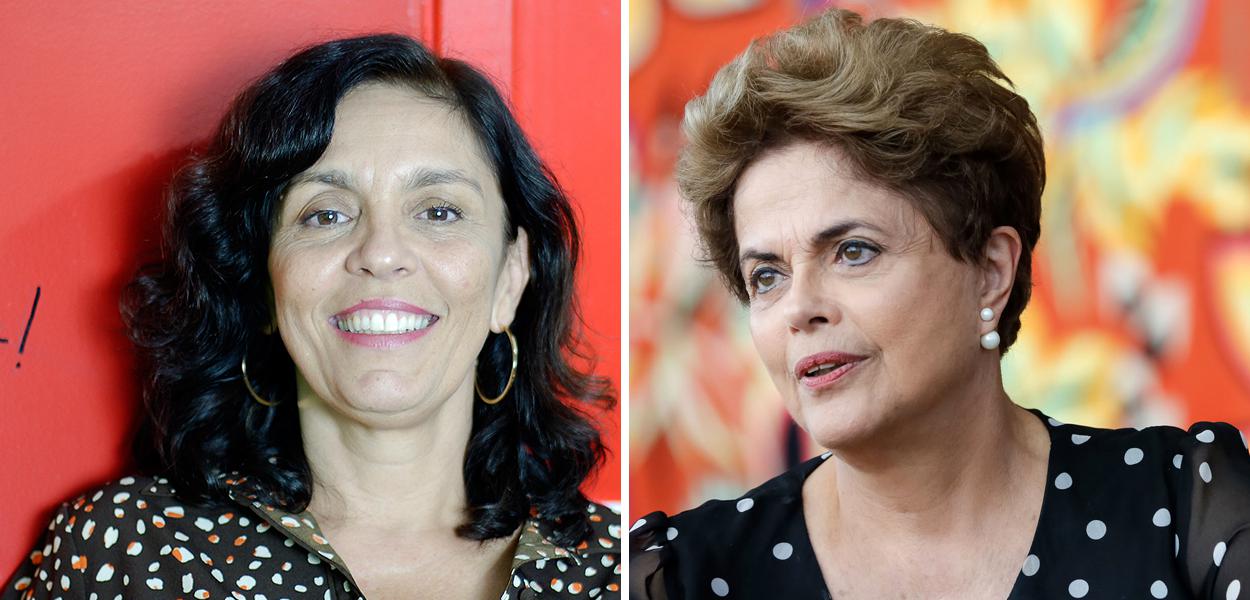 Cynara Menezes e Dilma Rousseff