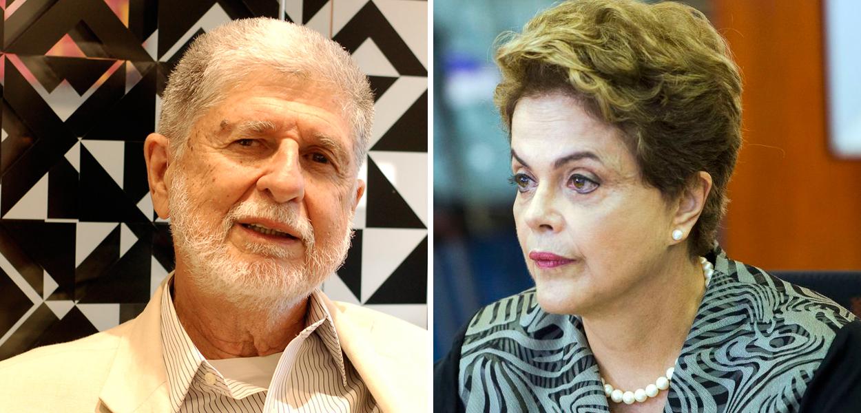 Celso Amorim e Dilma Rousseff