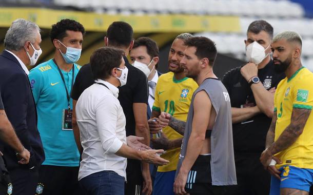 Anvisa suspende jogo Brasil x Argentina