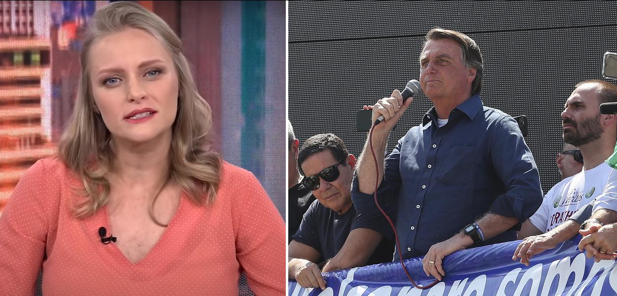 Advogada Verônica Sterman / Bolsonaro discursa em ato golpista