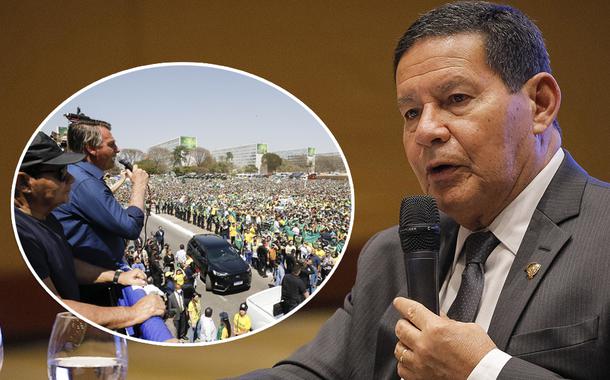 Bolsonaro e Hamilton Mourão