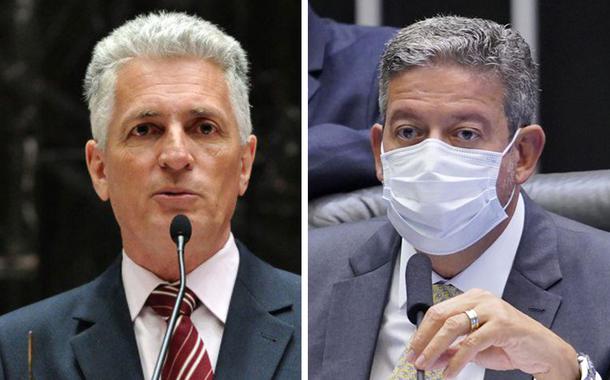 Deputado Rogério Correia e o presidente da Câmara, Arthur Lira