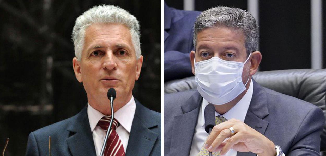 Deputado Rogério Correia e o presidente da Câmara, Arthur Lira