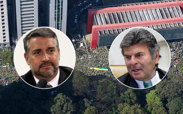 Deputado federal Paulo Pimenta, o presidente do STF, Luiz Fux, e mais ato contra Jair Bolsonaro