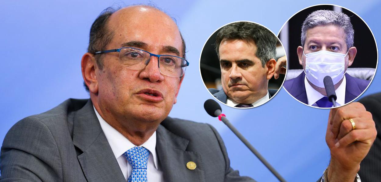 Gilmar Mendes, Ciro Nogueira e Arthur Lira