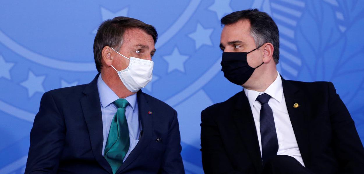 Jair Bolsonaro e Rodrigo Pacheco