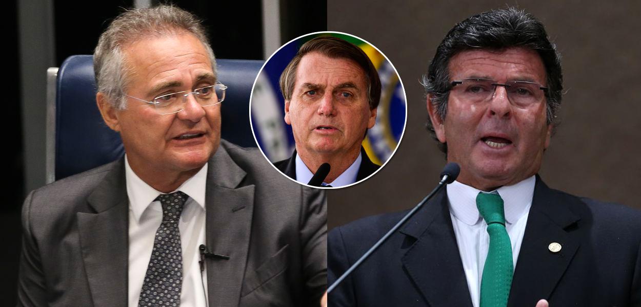 Renan Calheiros, Jair Bolsonaro e Luiz Fux