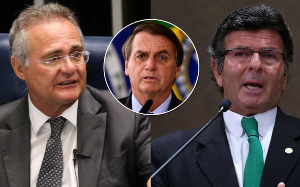 Renan Calheiros, Jair Bolsonaro e Luiz Fux