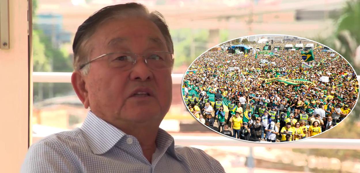 Takashi Nishimura e bolsonaristas