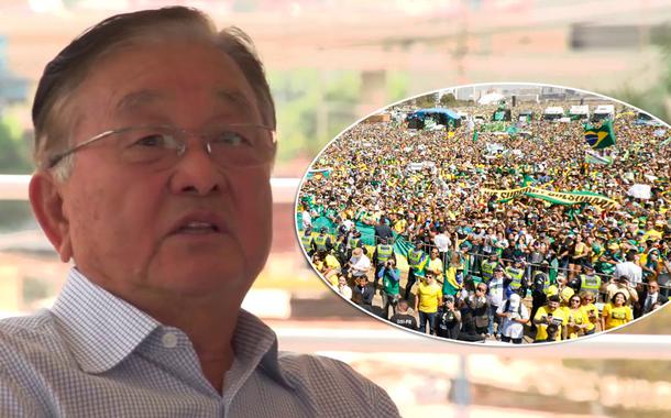 Takashi Nishimura e bolsonaristas