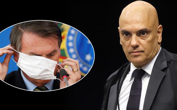 Jair Bolsonaro e Alexandre de Moraes