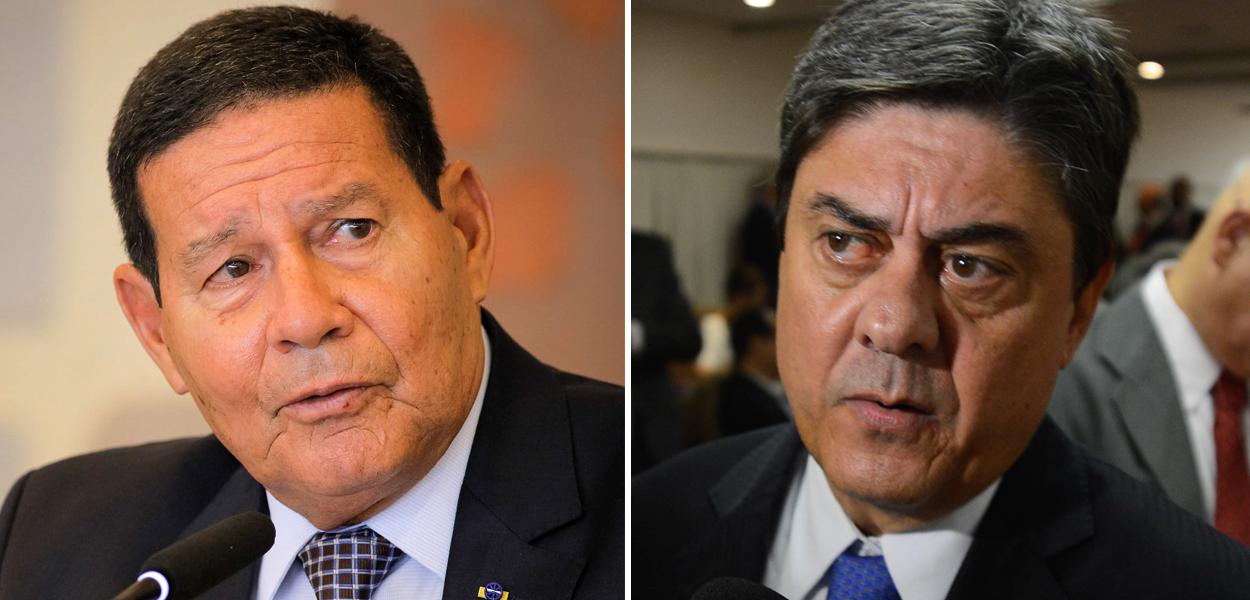 Hamilton Mourão e Wadih Damous