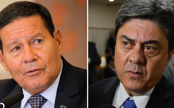 Hamilton Mourão e Wadih Damous