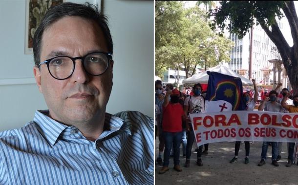 Luis Felipe Miguel / ato Fora Bolsonaro