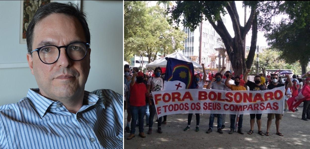Luis Felipe Miguel / ato Fora Bolsonaro
