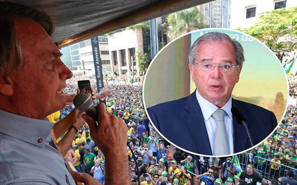 Bolsonaro e Paulo Guedes