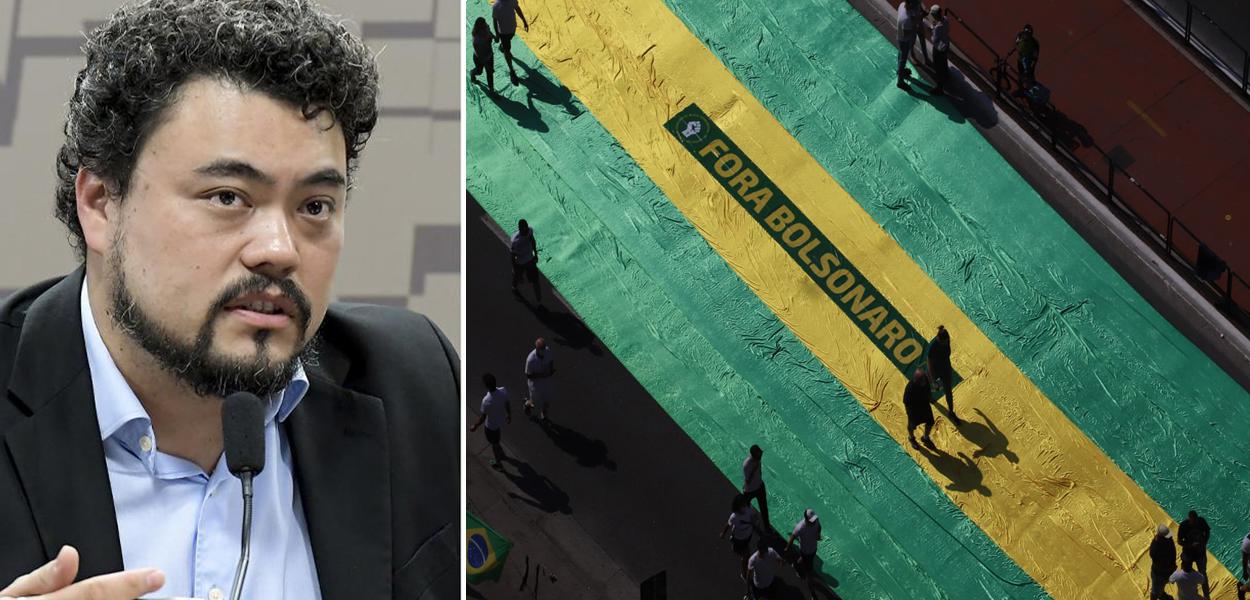 Leonardo Sakamoto e manifestação do MBL