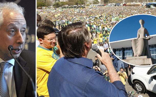 Pérsio Arida, Bolsonaro na manifestação de 7 de setembro e fachada do STF