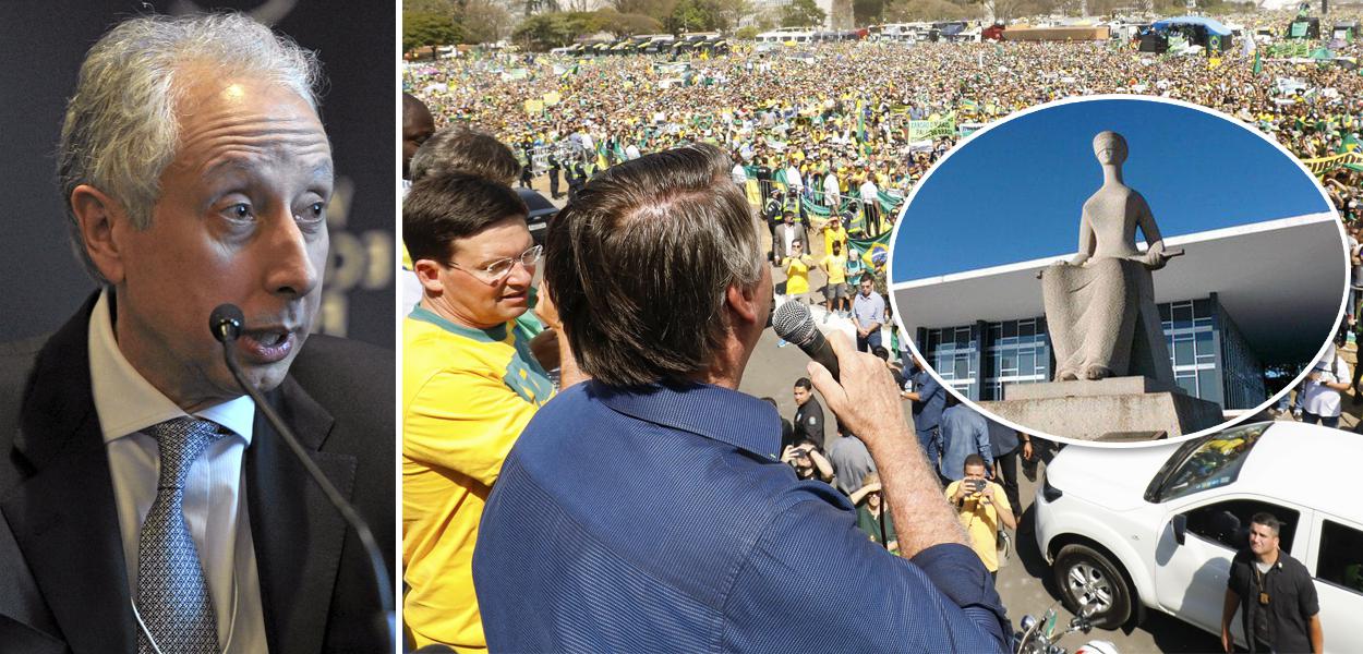 Pérsio Arida, Bolsonaro na manifestação de 7 de setembro e fachada do STF