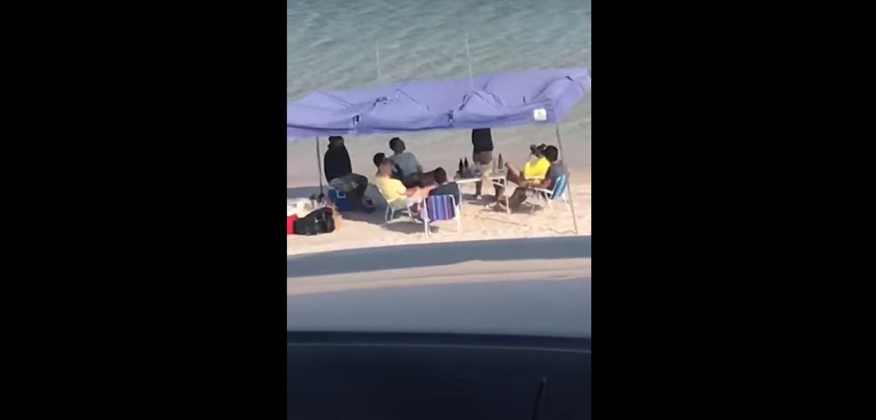 Flávio Bolsonaro nos Lençóis Maranhenses