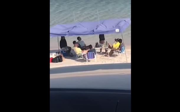 Flávio Bolsonaro nos Lençóis Maranhenses