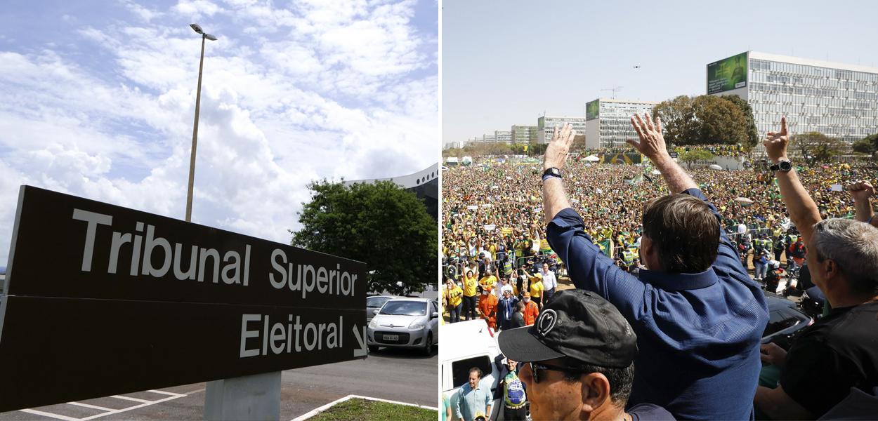 Tribunal Superior Eleitoral e um ato bolsonarista a favor de um golpe