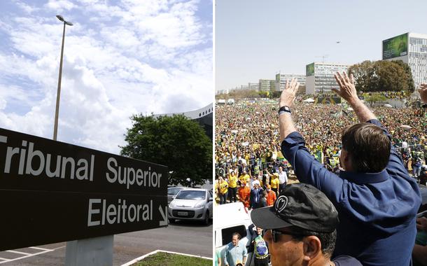 Tribunal Superior Eleitoral e um ato bolsonarista a favor de um golpe