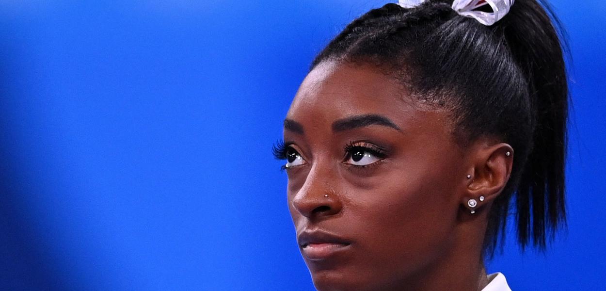 Simone Biles durante Olimpíada de Tóquio
27/07/2021 REUTERS/Dylan Martinez