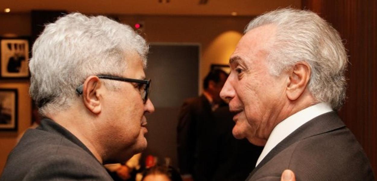 Ricardo Noblat e Michel Temer