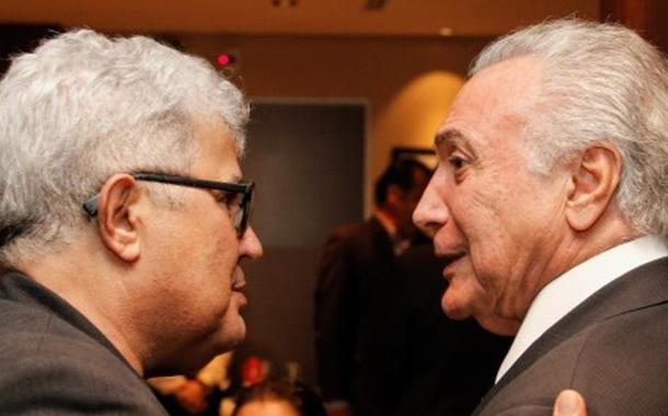 Ricardo Noblat e Michel Temer