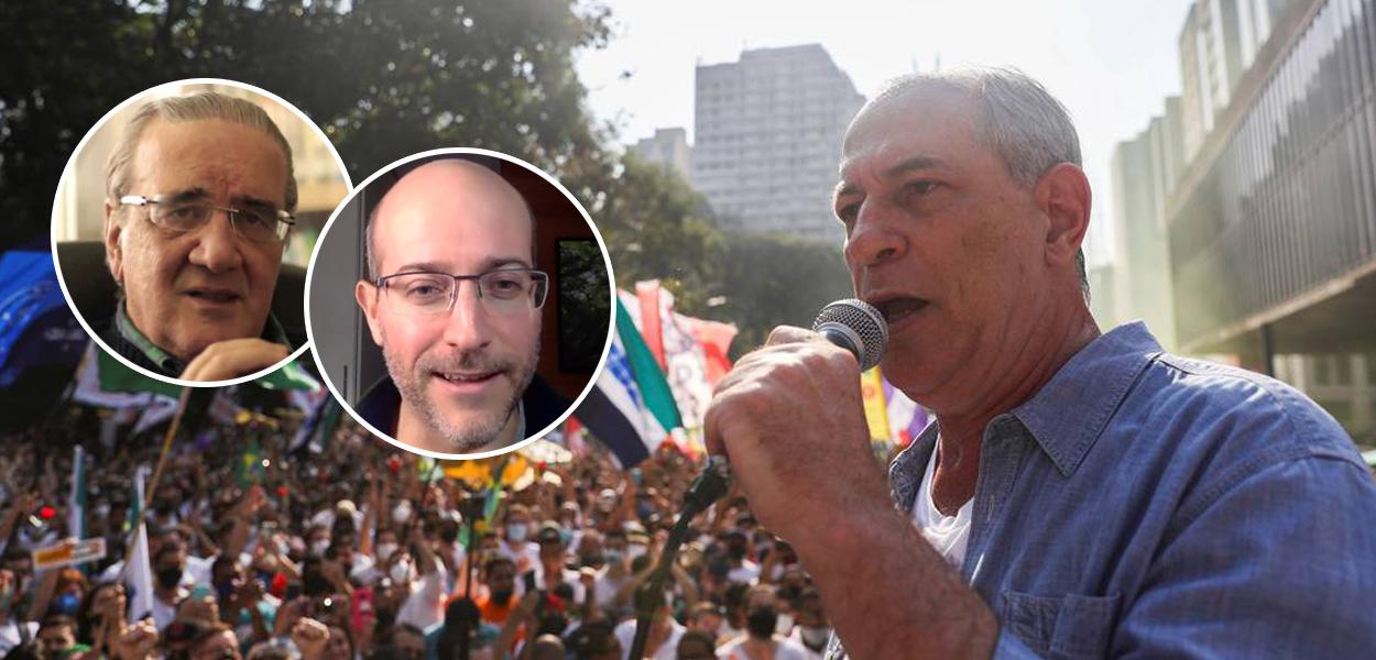 Luiz Gonzaga Belluzzo, André Roncaglia e Ciro Gomes