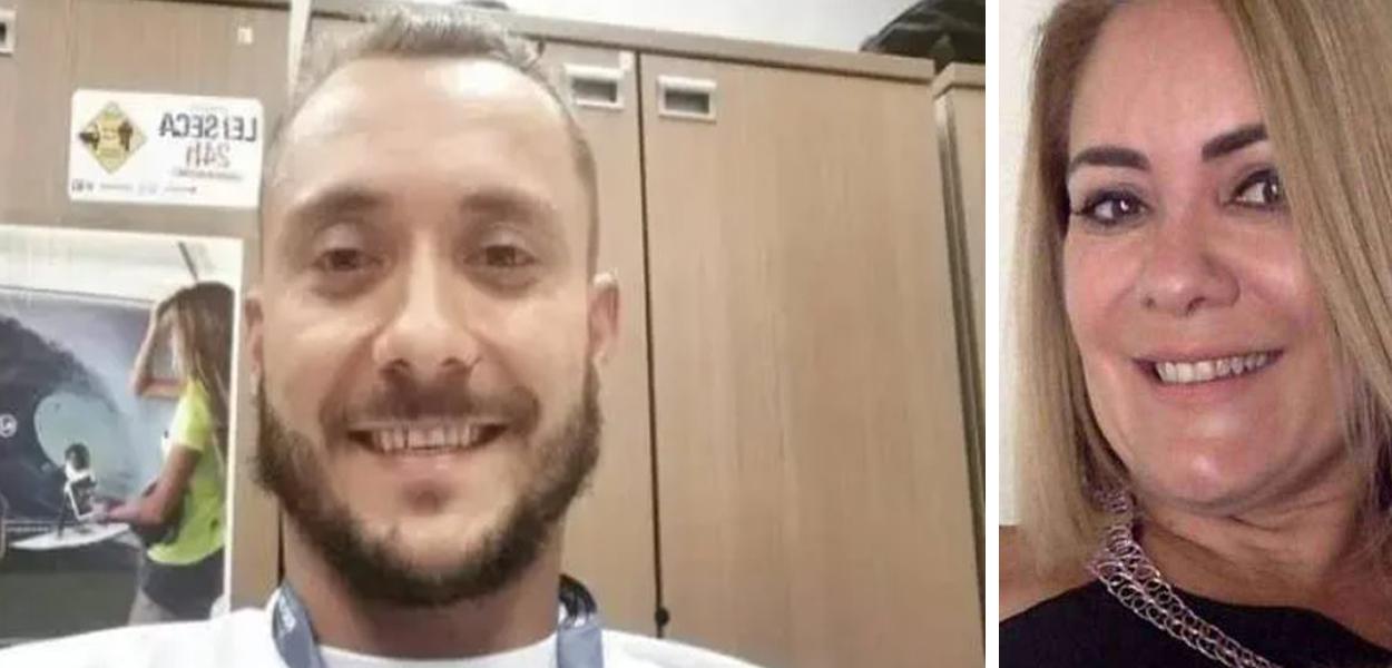 Funcionário público Ivan Valle e a sua mãe Ana Cristina Valle, ex-mulher de Jair Bolsonaro